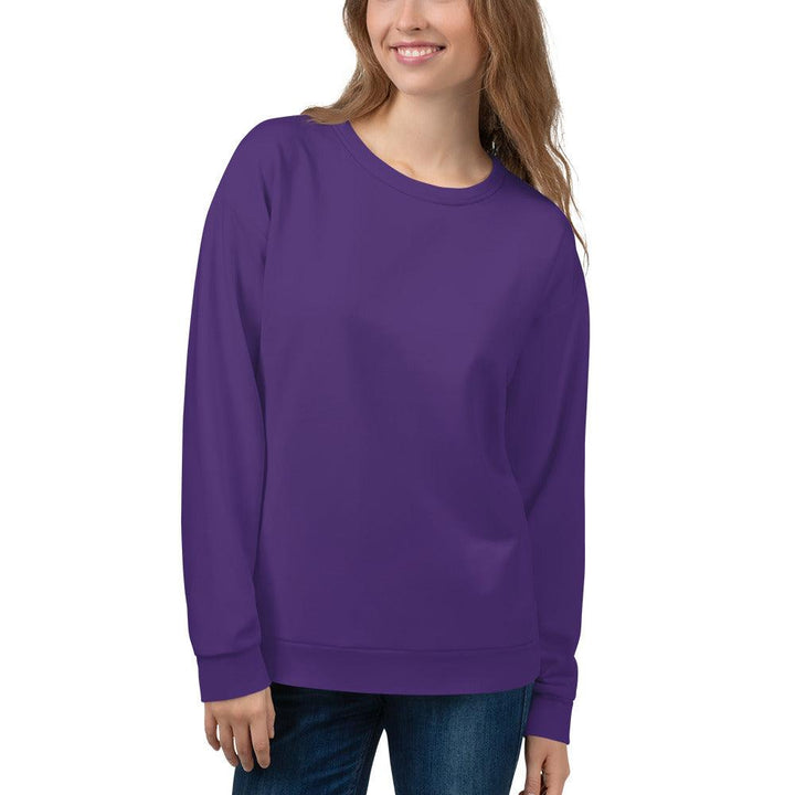 Unisex Purple Sweatshirt - VYBRATIONAL KREATORS®