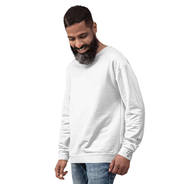 Unisex White Sweatshirt - VYBRATIONAL KREATORS®