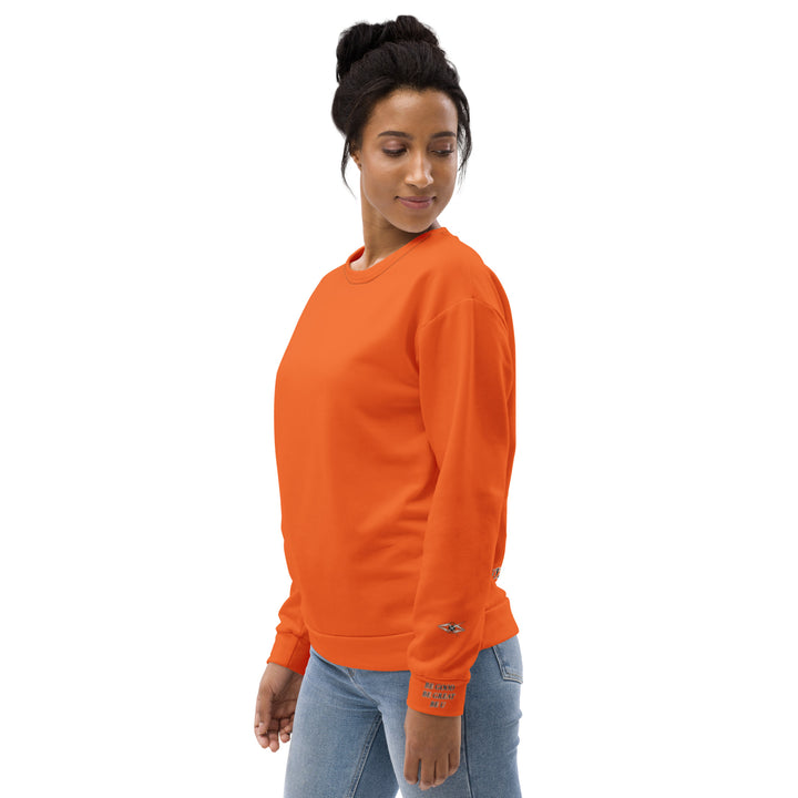 Unisex Orange Sweatshirt