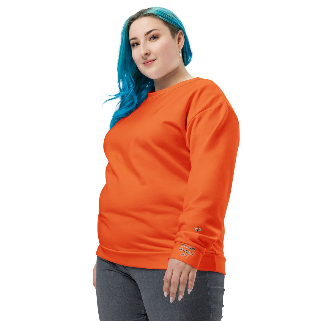 Unisex Orange Sweatshirt