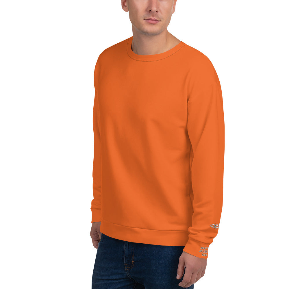 Unisex Orange Sweatshirt