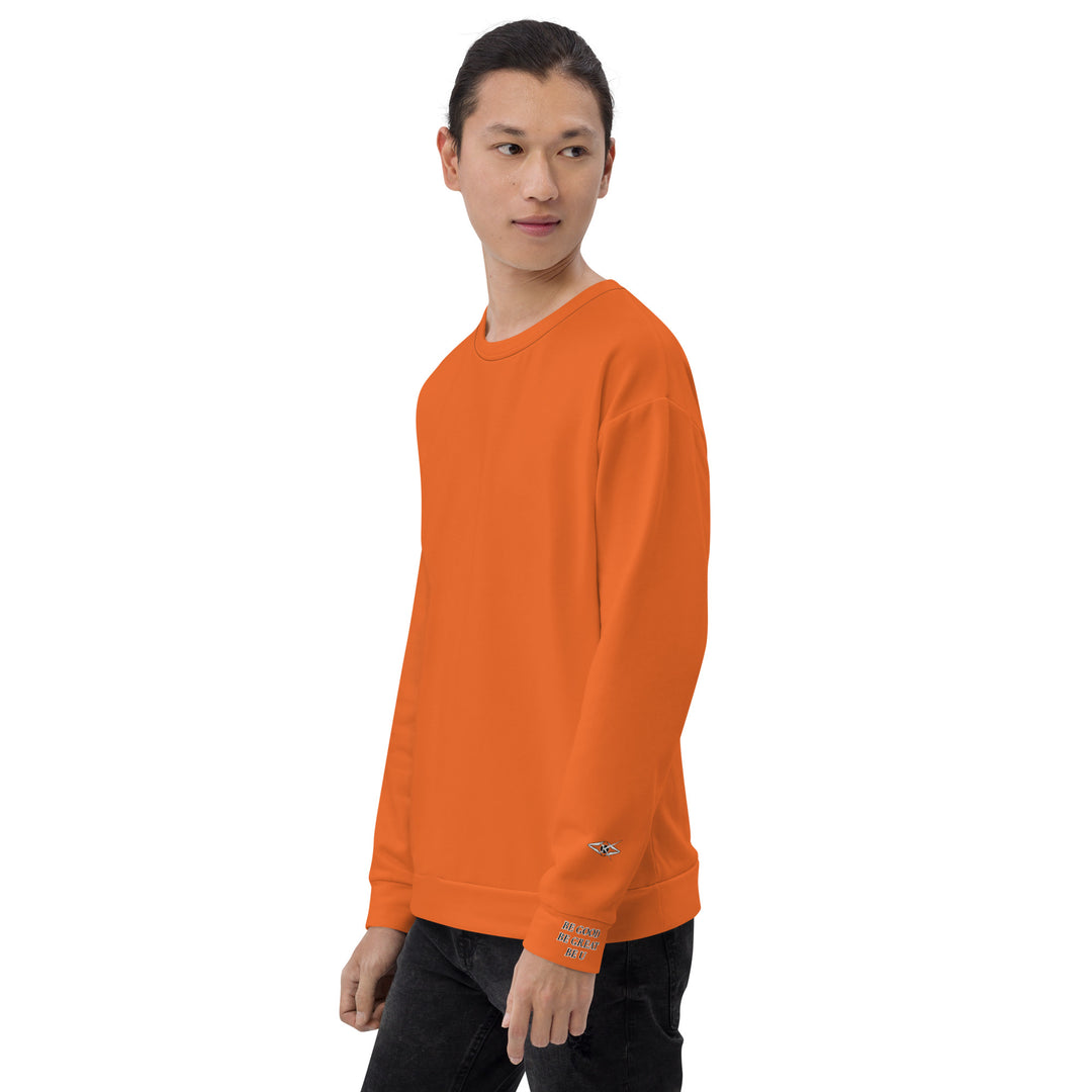 Unisex Orange Sweatshirt