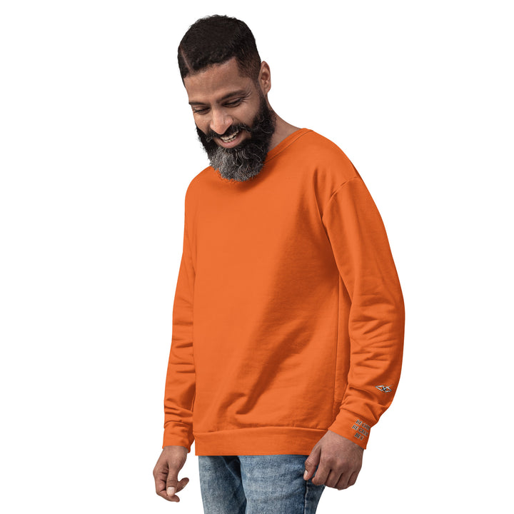 Unisex Orange Sweatshirt