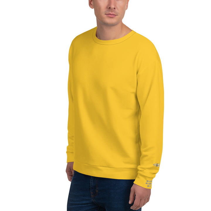 Unisex Yellow Sweatshirt