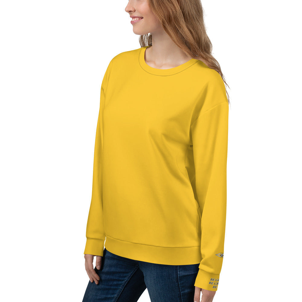 Unisex Yellow Sweatshirt