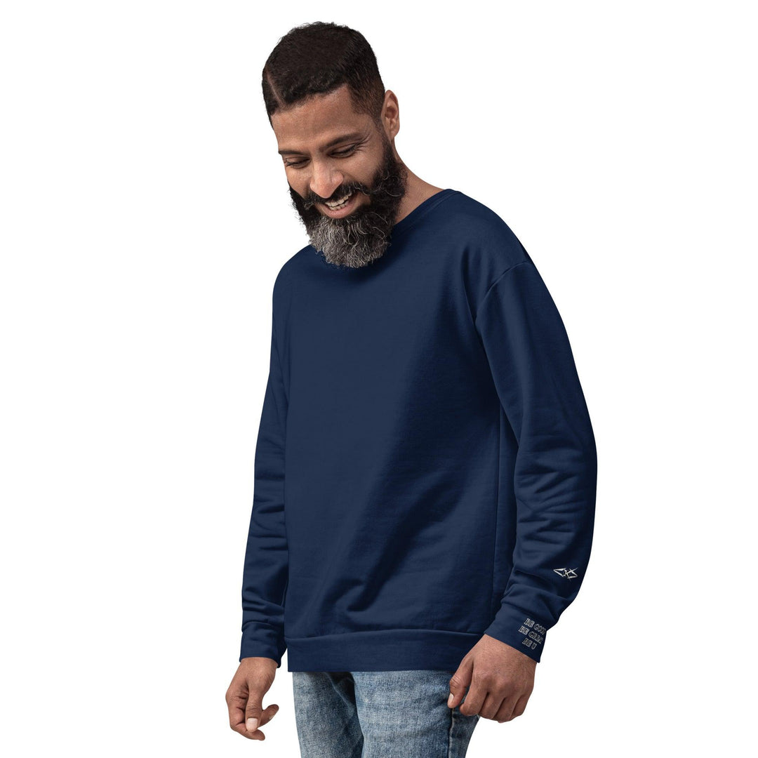 Unisex Navy Blue Sweatshirt - VYBRATIONAL KREATORS®