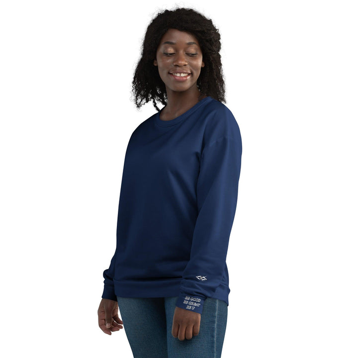 Unisex Navy Blue Sweatshirt - VYBRATIONAL KREATORS®