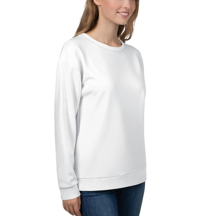 Unisex White Sweatshirt - VYBRATIONAL KREATORS®