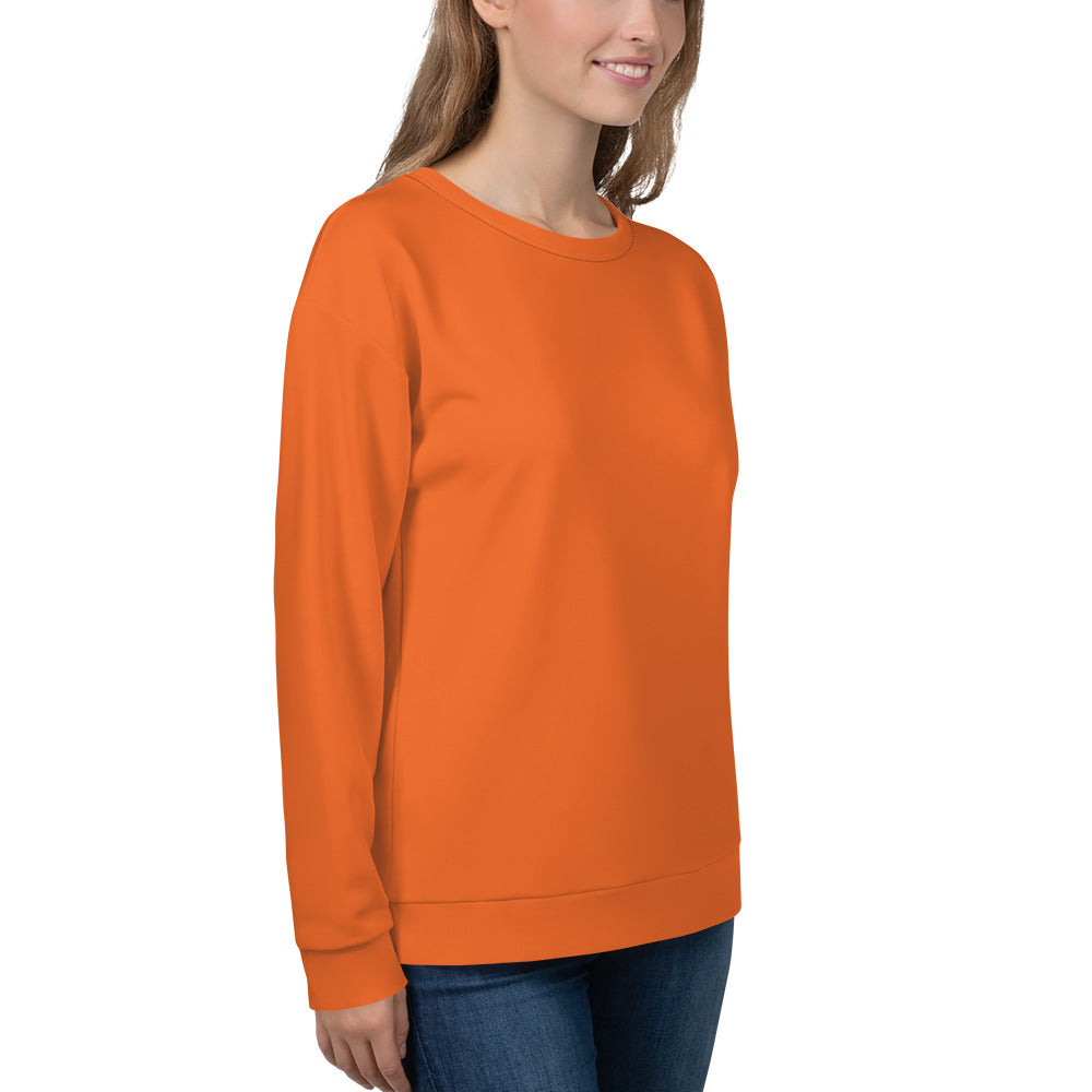 Unisex Orange Sweatshirt