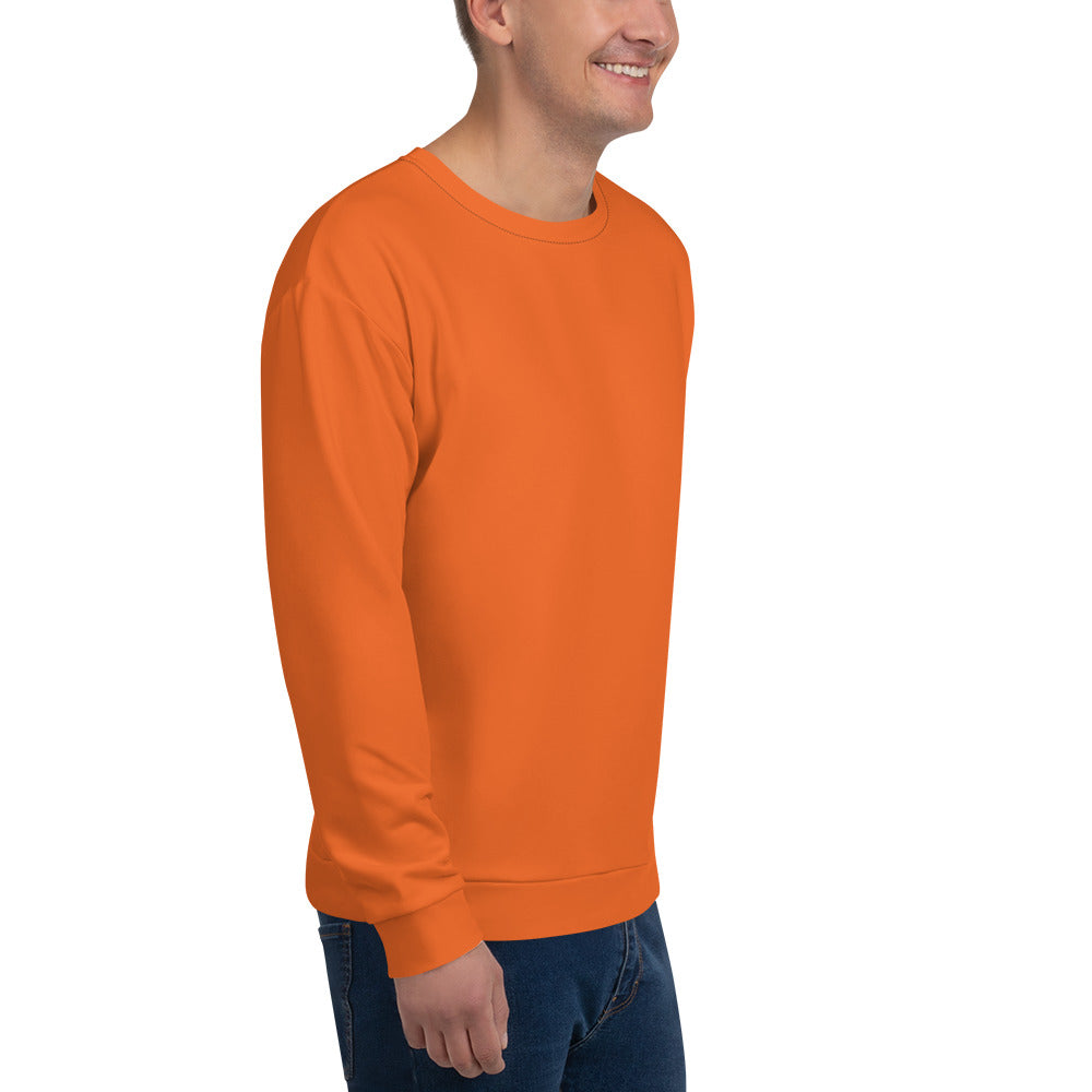 Unisex Orange Sweatshirt