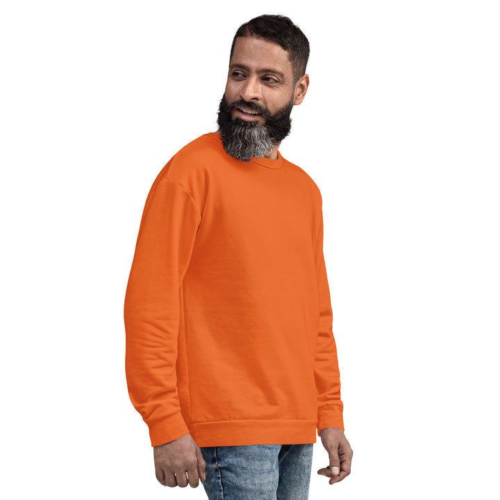 Unisex Orange Sweatshirt