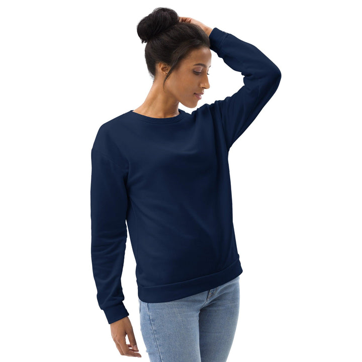 Unisex Navy Blue Sweatshirt - VYBRATIONAL KREATORS®