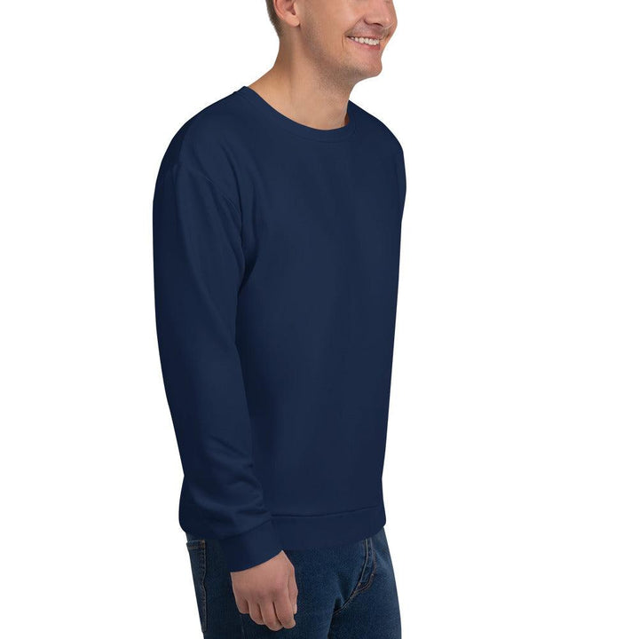 Unisex Navy Blue Sweatshirt - VYBRATIONAL KREATORS®