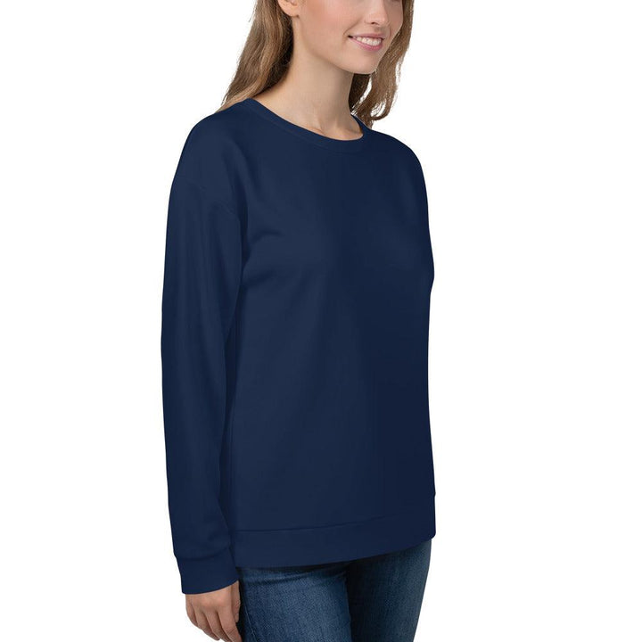 Unisex Navy Blue Sweatshirt - VYBRATIONAL KREATORS®