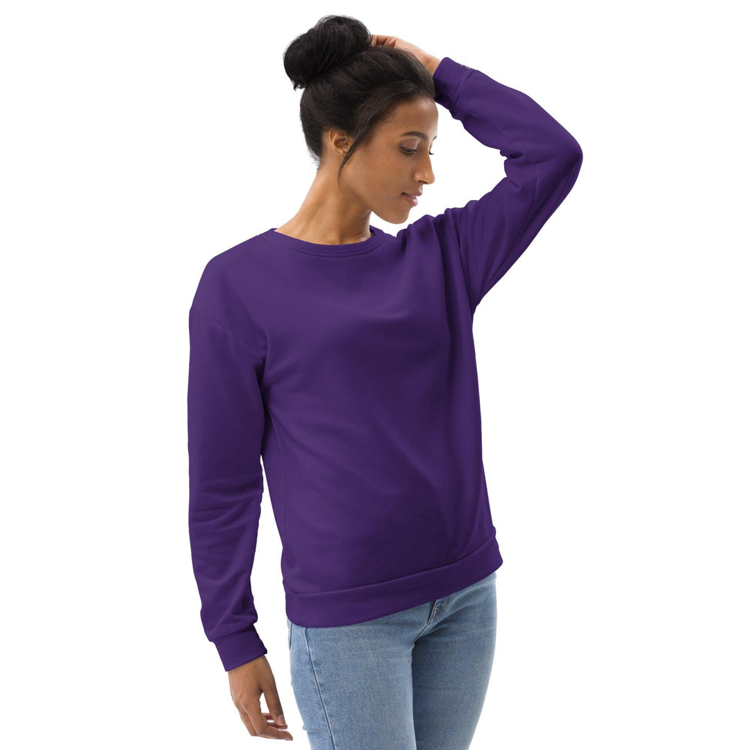 Unisex Purple Sweatshirt - VYBRATIONAL KREATORS®