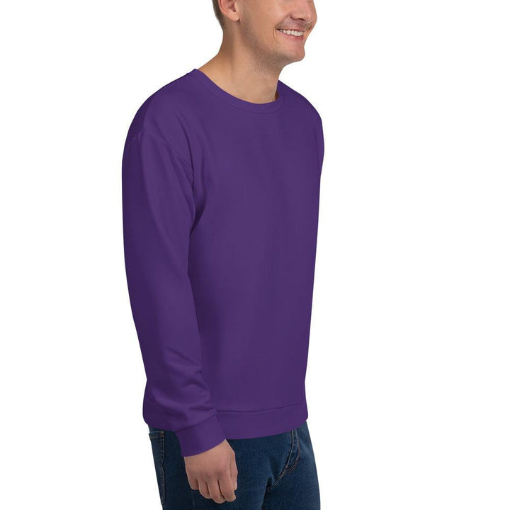 Unisex Purple Sweatshirt - VYBRATIONAL KREATORS®