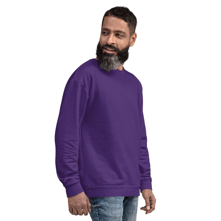 Unisex Purple Sweatshirt - VYBRATIONAL KREATORS®