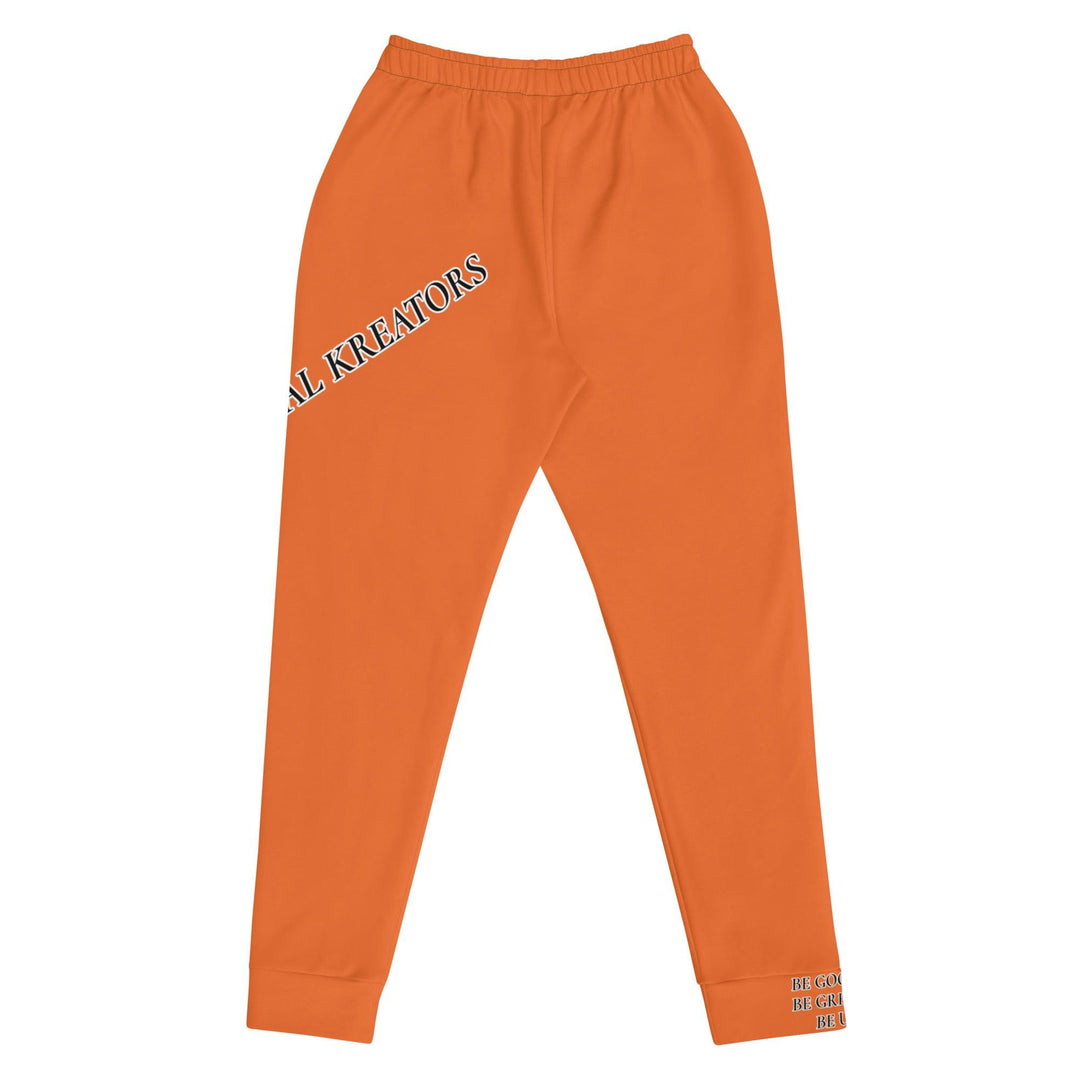 Women's Orange Joggers - VYBRATIONAL KREATORS®