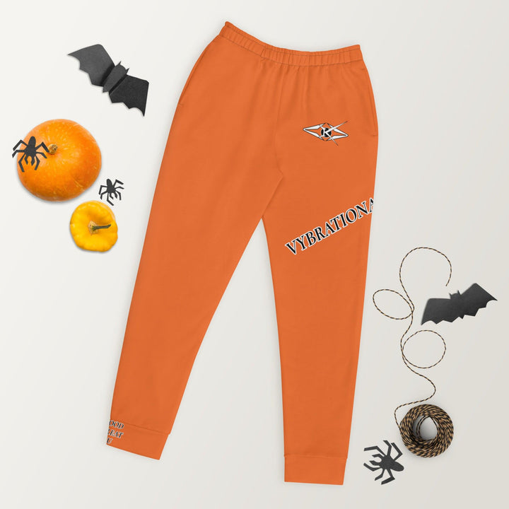 Women's Orange Joggers - VYBRATIONAL KREATORS®