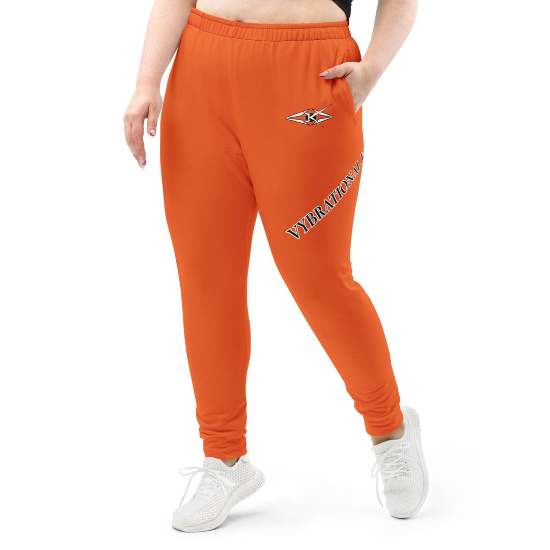 Women's Orange Joggers - VYBRATIONAL KREATORS®