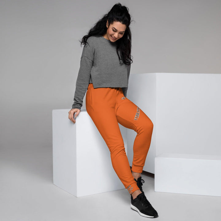 Women's Orange Joggers - VYBRATIONAL KREATORS®