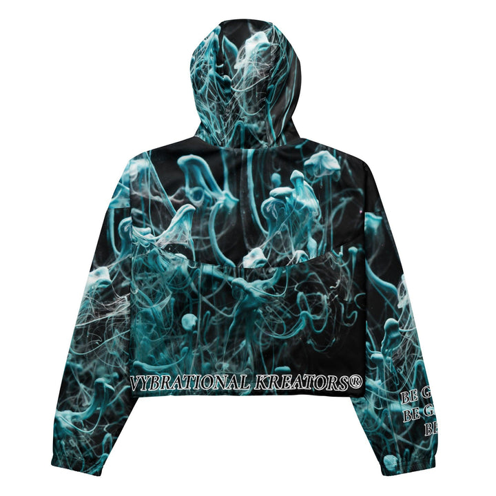 Women’s Premium cropped windbreaker - VYBRATIONAL KREATORS®