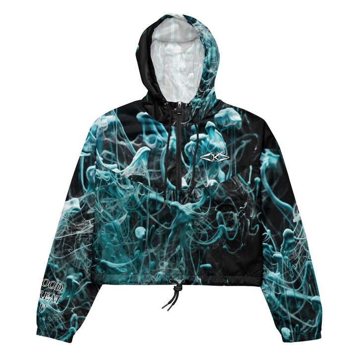 Women’s Premium cropped windbreaker - VYBRATIONAL KREATORS®