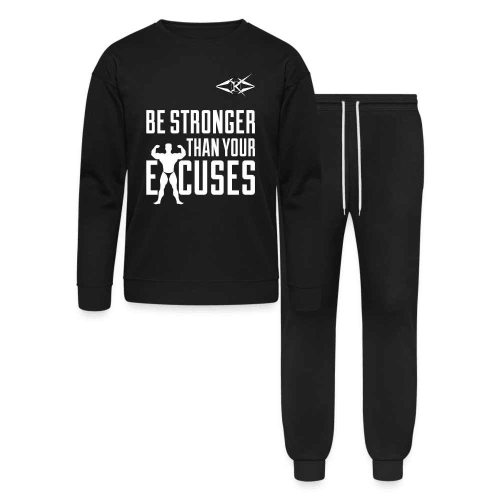 Be Stronger Than Your Excuses Lounge Wear Set by Bella + Canvas - VYBRATIONAL KREATORS®