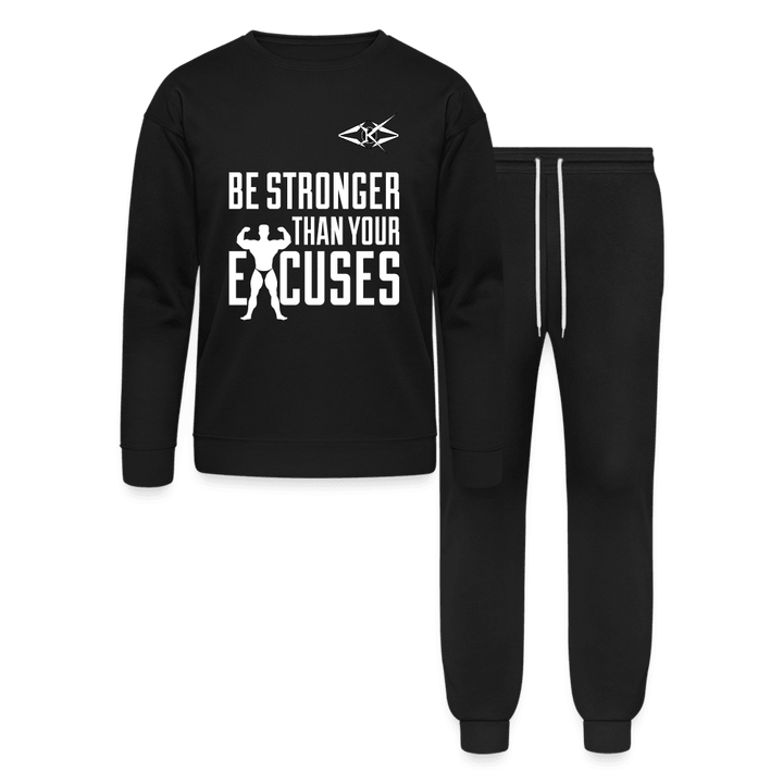 Be Stronger Than Your Excuses Lounge Wear Set by Bella + Canvas - VYBRATIONAL KREATORS®