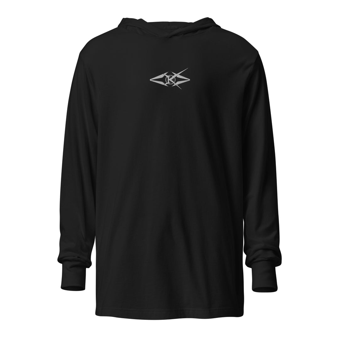 Hooded long-sleeve tee