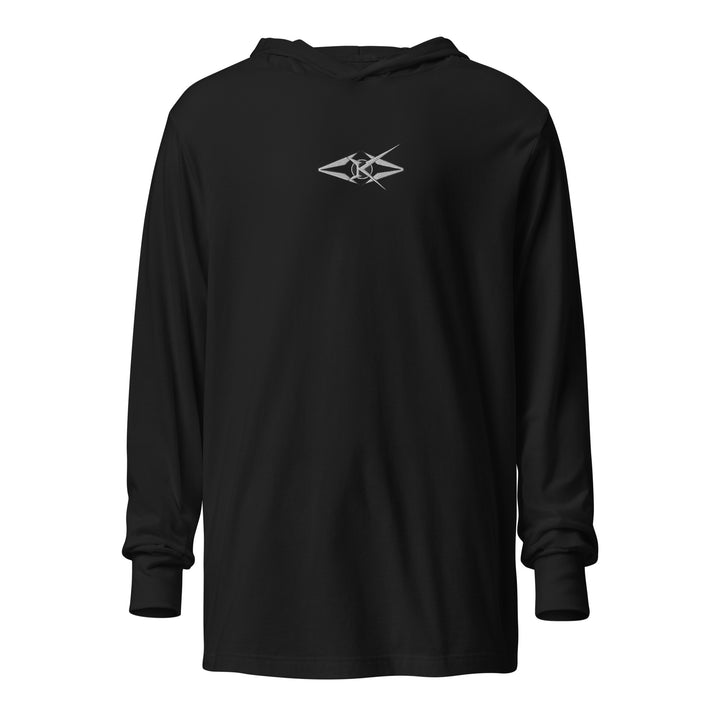 Hooded long-sleeve tee