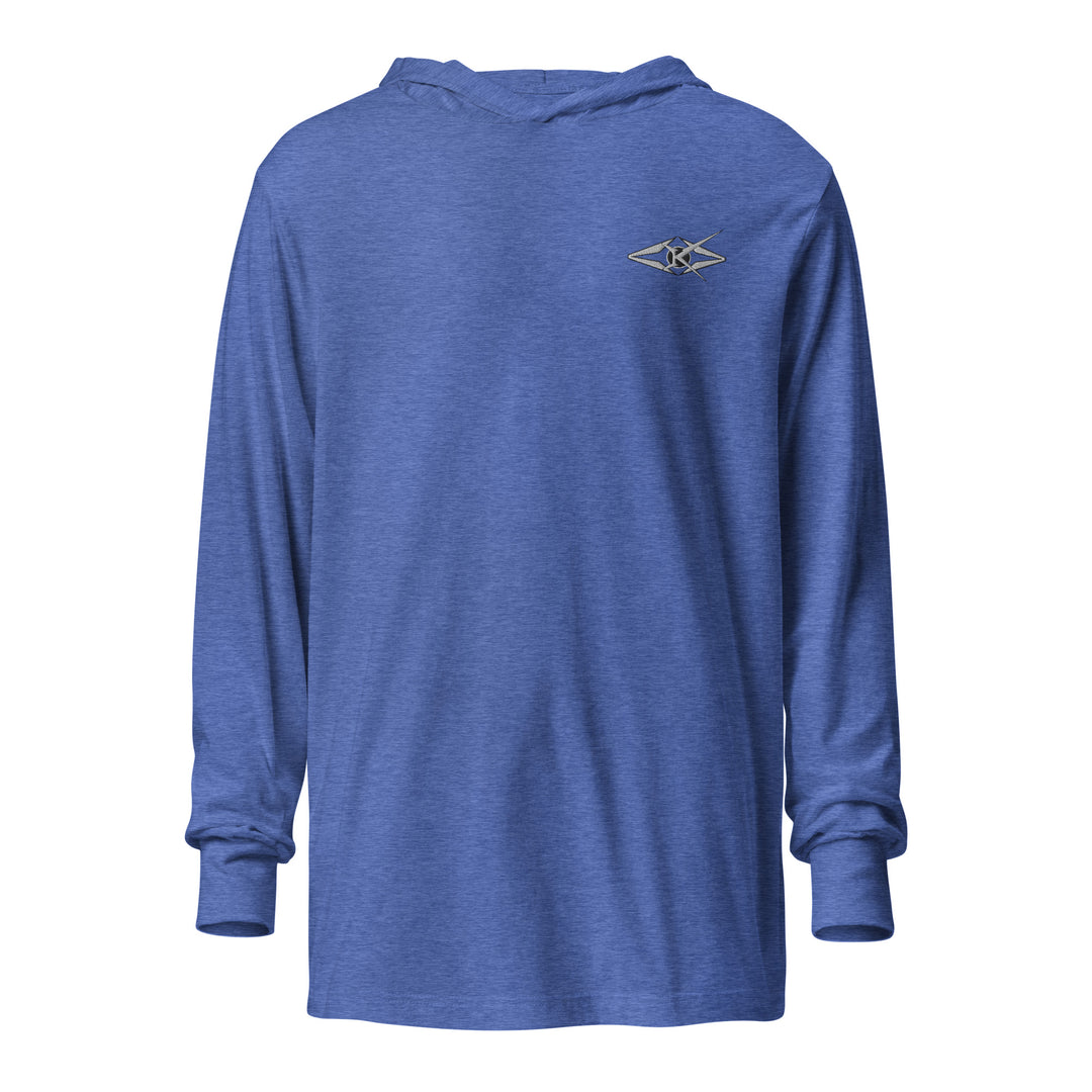 Hooded long-sleeve tee