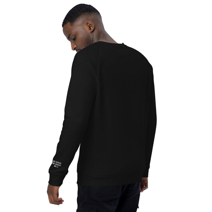 Unisex organic raglan sweatshirt - VYBRATIONAL KREATORS®