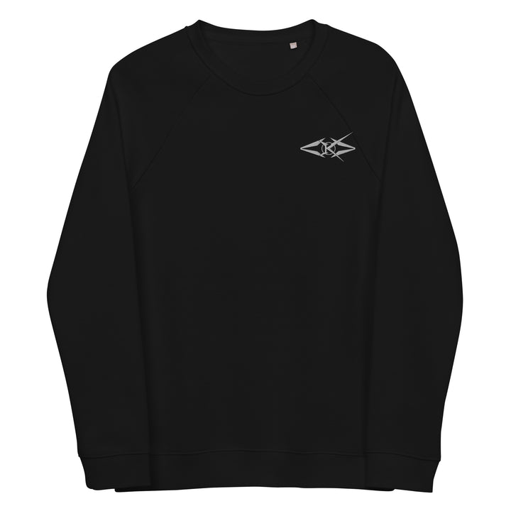 Unisex organic raglan sweatshirt