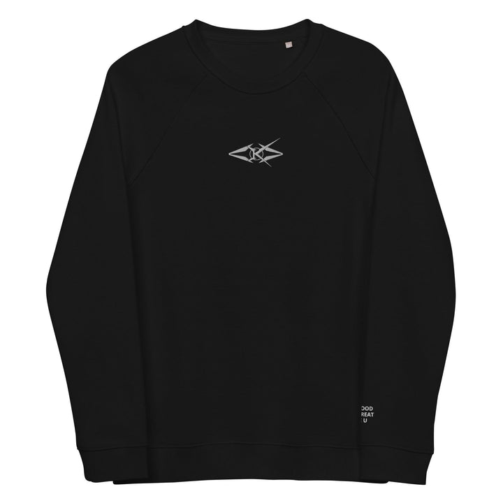 Unisex organic raglan sweatshirt - VYBRATIONAL KREATORS®