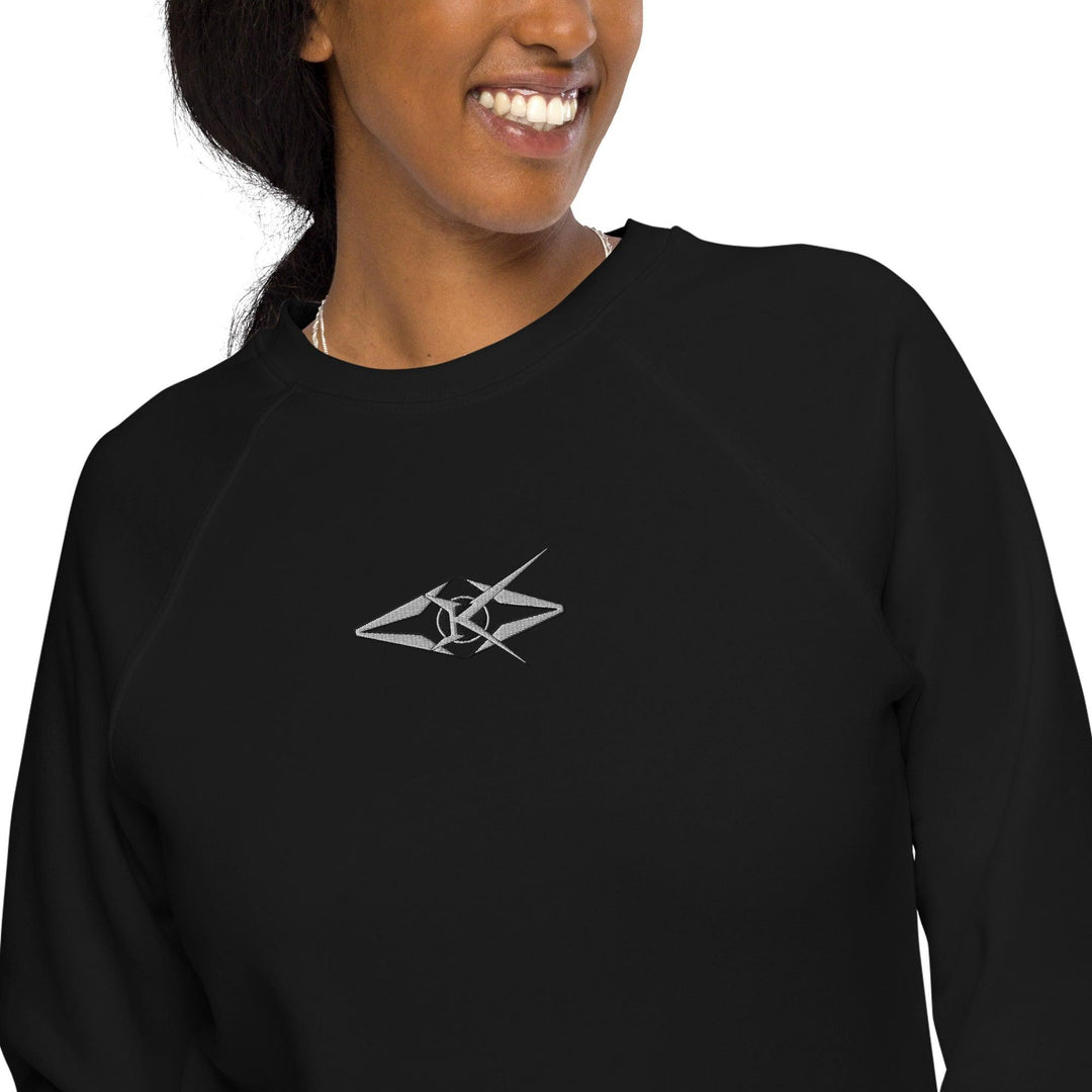 Unisex organic raglan sweatshirt - VYBRATIONAL KREATORS®