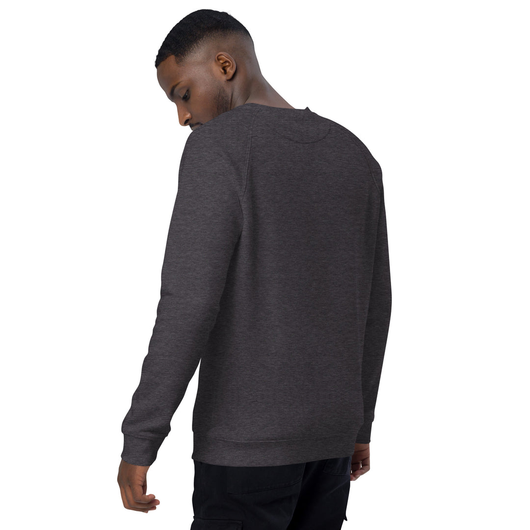 Unisex organic raglan sweatshirt