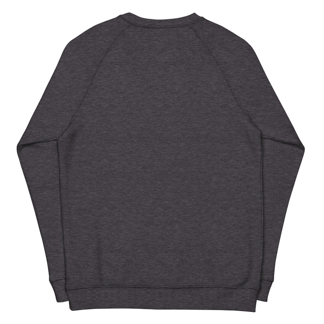 Unisex organic raglan sweatshirt