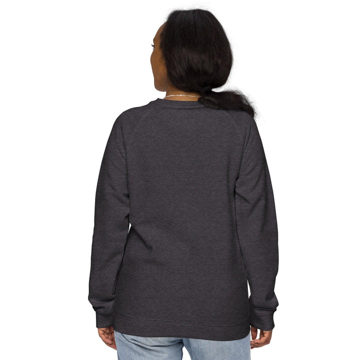 Unisex organic raglan sweatshirt - VYBRATIONAL KREATORS®