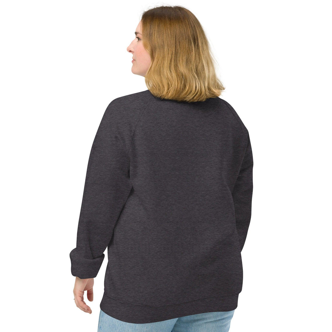 Unisex organic raglan sweatshirt - VYBRATIONAL KREATORS®