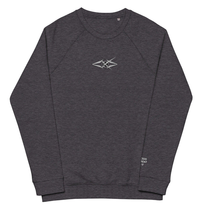 Unisex organic raglan sweatshirt - VYBRATIONAL KREATORS®