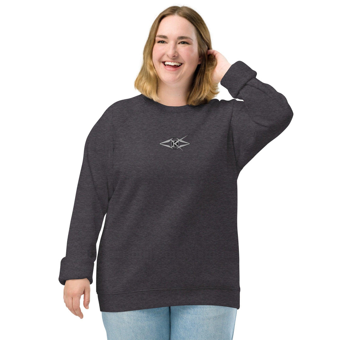 Unisex organic raglan sweatshirt - VYBRATIONAL KREATORS®