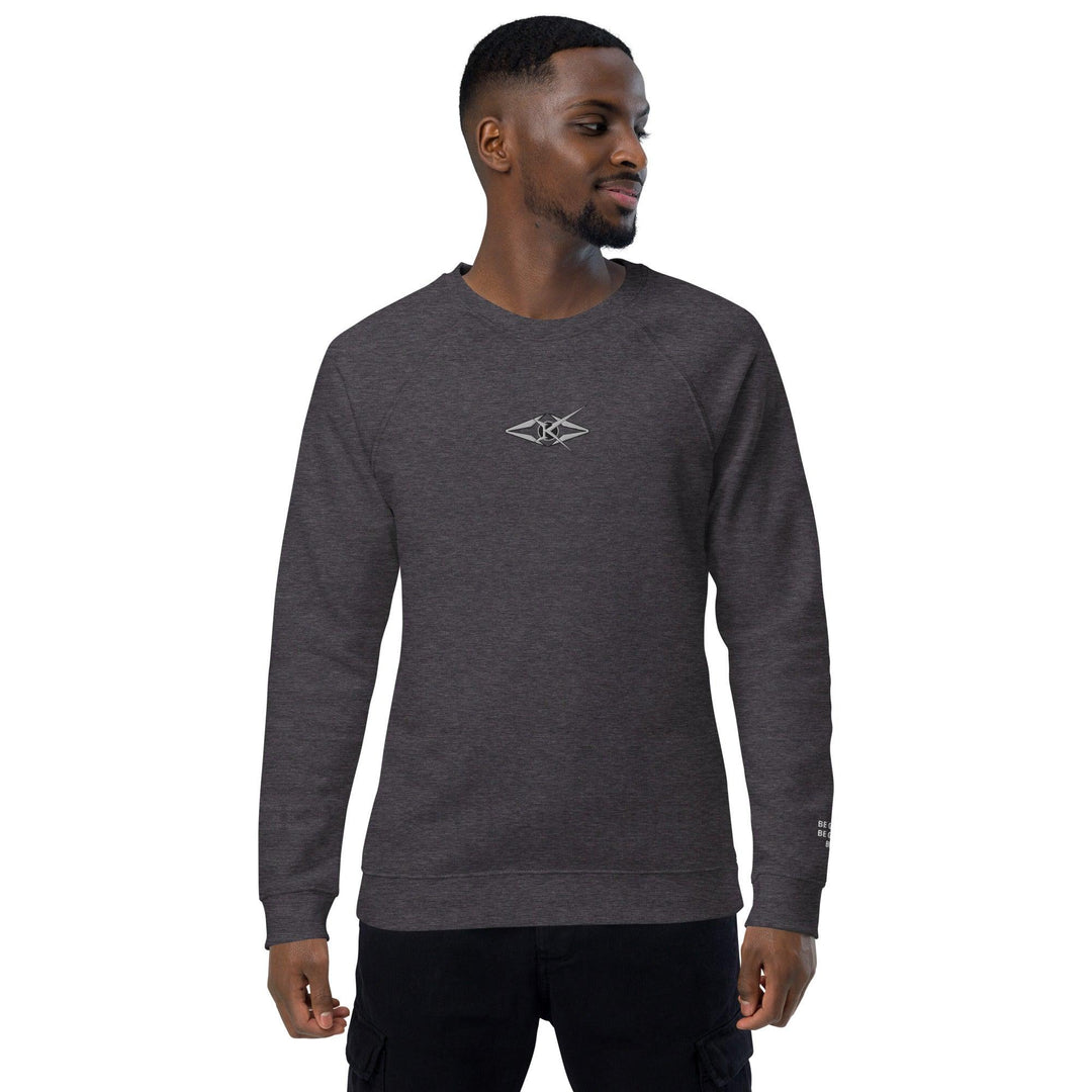 Unisex organic raglan sweatshirt - VYBRATIONAL KREATORS®