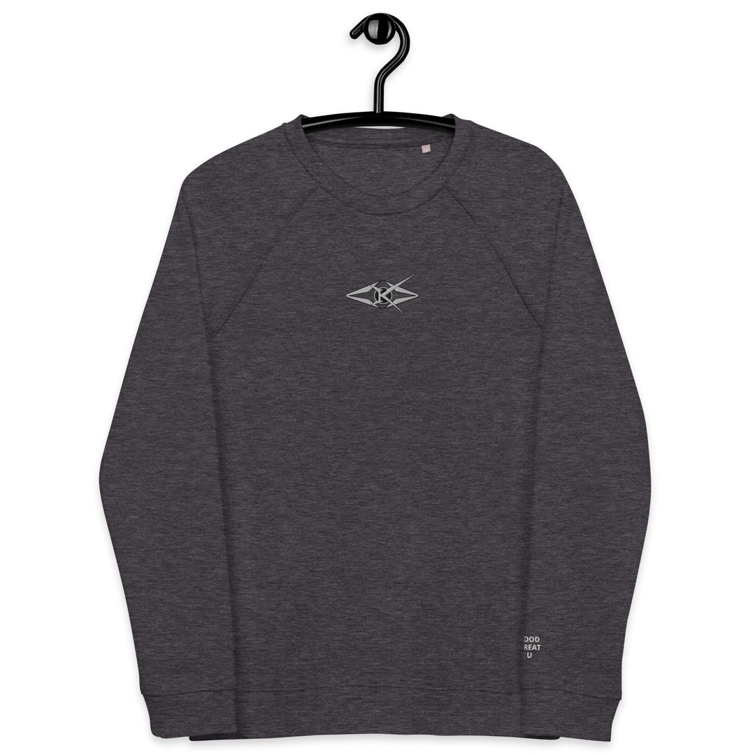 Unisex organic raglan sweatshirt - VYBRATIONAL KREATORS®