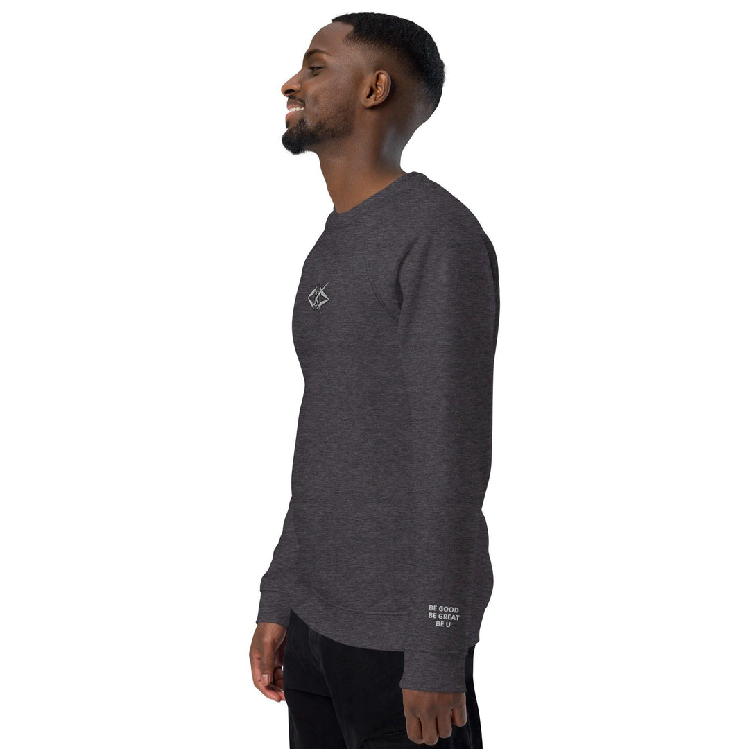 Unisex organic raglan sweatshirt - VYBRATIONAL KREATORS®