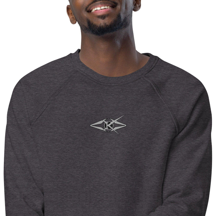 Unisex organic raglan sweatshirt - VYBRATIONAL KREATORS®