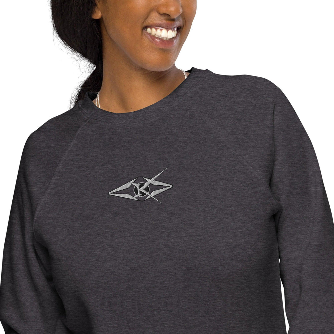 Unisex organic raglan sweatshirt - VYBRATIONAL KREATORS®