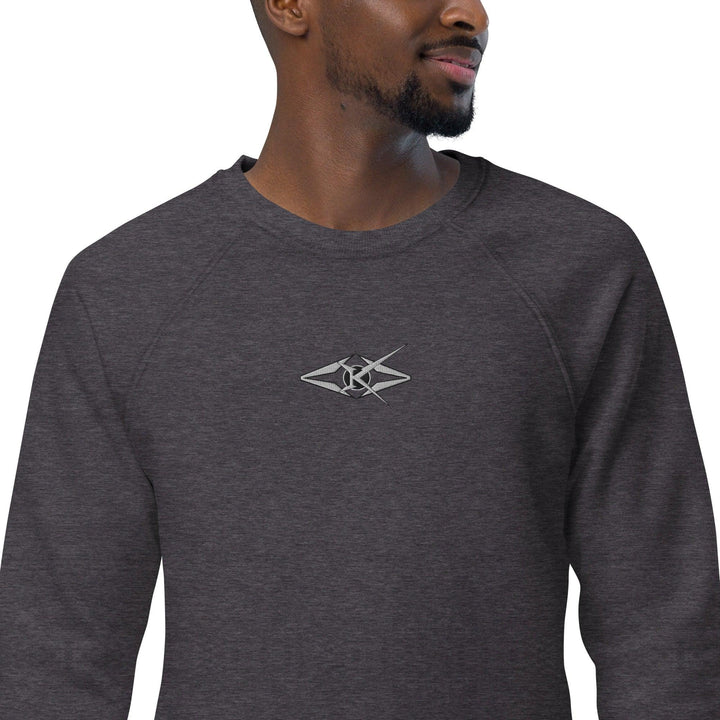 Unisex organic raglan sweatshirt - VYBRATIONAL KREATORS®