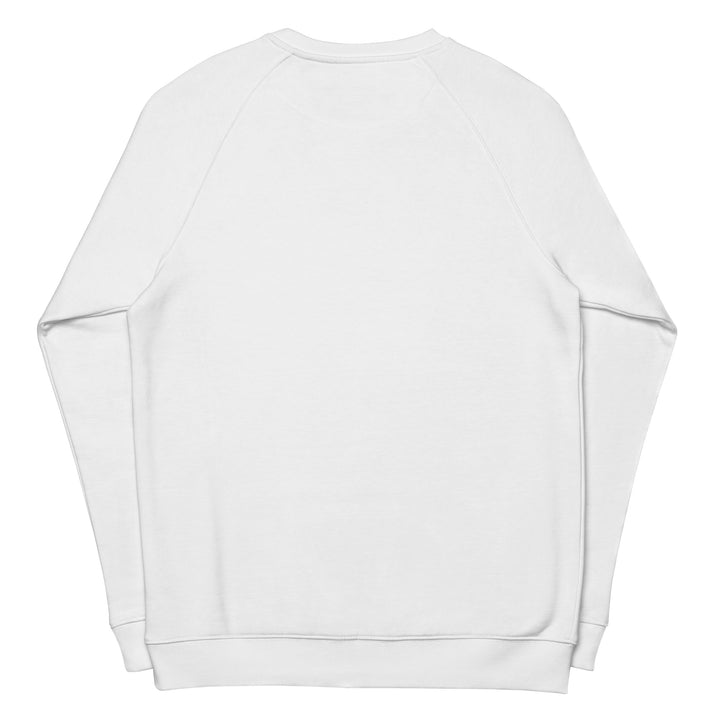 Unisex organic raglan sweatshirt