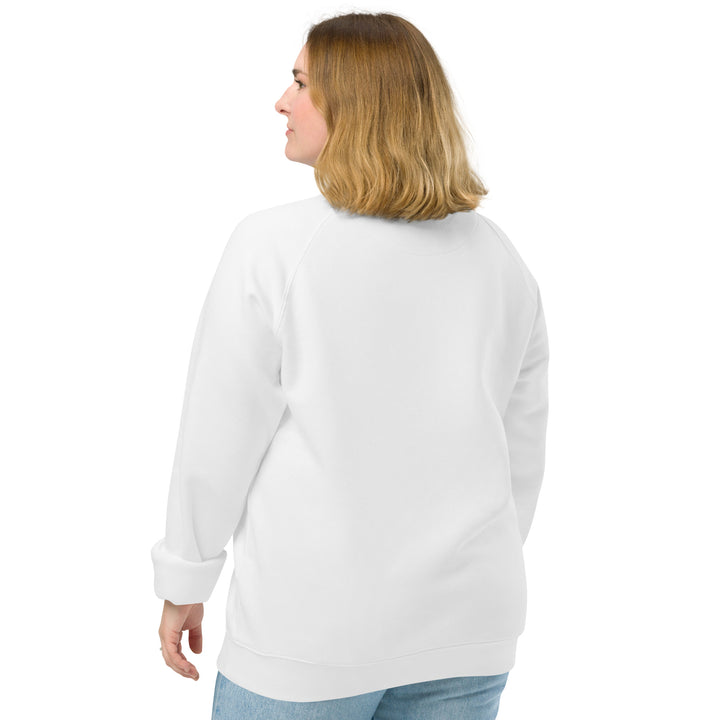 Unisex organic raglan sweatshirt